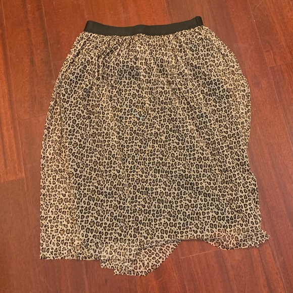 a new day Dresses & Skirts - A New Day leopard skirt